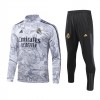 Sudadera De Entrenamiento Real Madrid Dragon Cremallera De Cuarto 23-24 Gris - Hombre